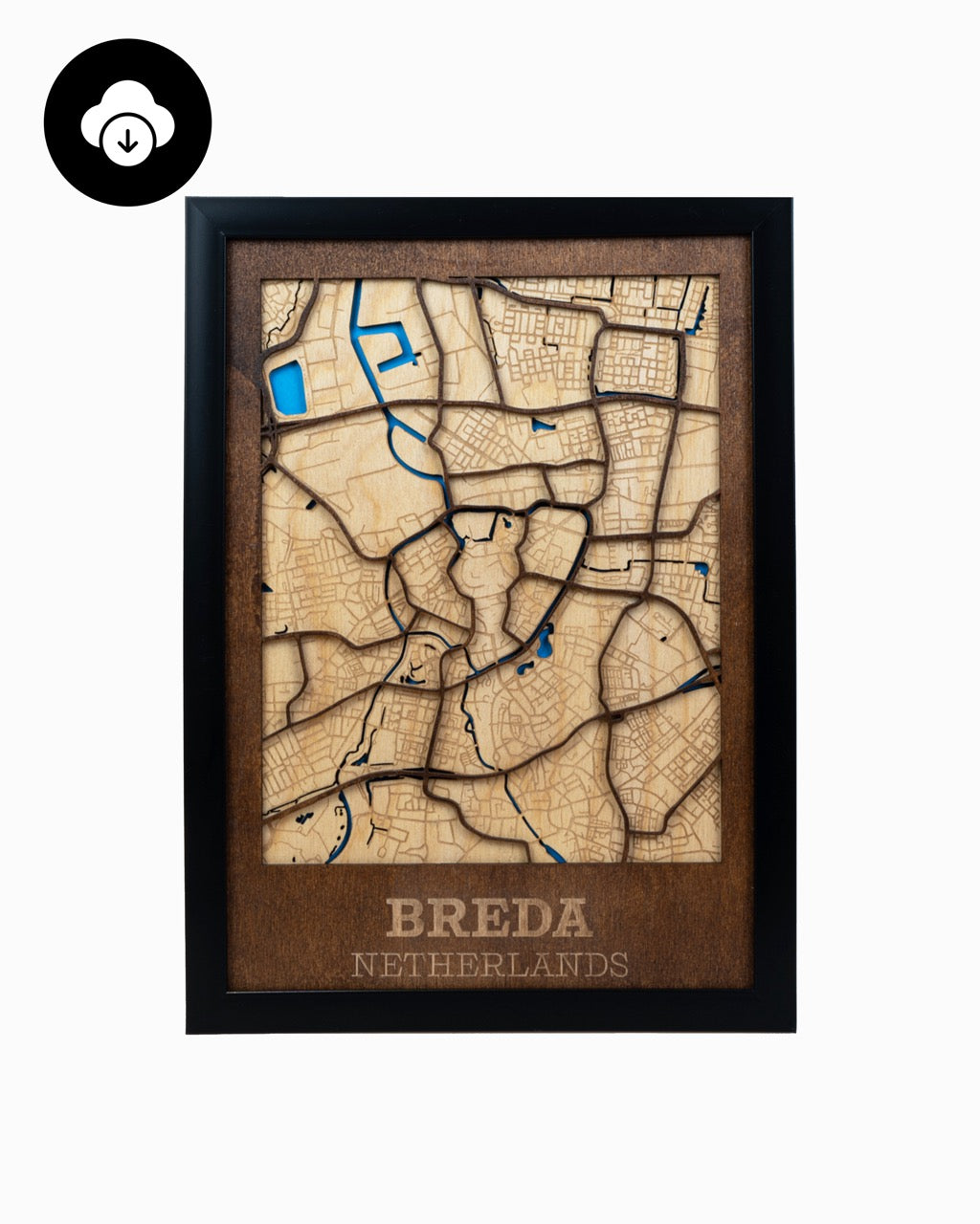 Breda Nederland - Kaart